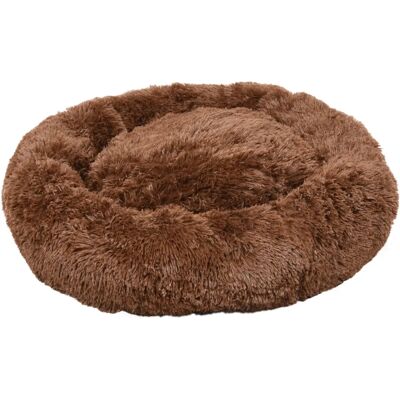 Cama Redonda de Piel Sintética para Perros - Diámetro 70cm - Lugar Acogedor Cama Redonda de Piel Sintética para Perros - Diámetro 70cm - Lugar Acogedor