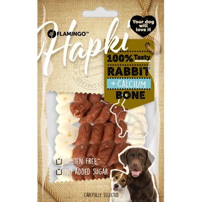 Snack per Cani Flamingo Hapki Osso Di Calcio Con Coniglio - Snack per Cani Snack per Cani Flamingo Hapki Osso Di Calcio Con Coniglio - Snack per Cani