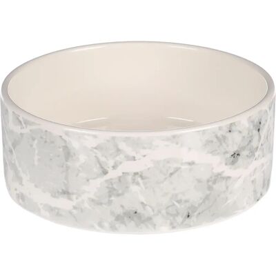 Flamingo Marmi Hundeschüssel - Keramik - Grau - 1700ml Flamingo Marmi Hundeschüssel - Keramik - Grau - 1700ml