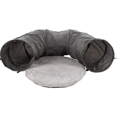 Tunnel pour chats Flamingo Gotar avec coussin Tunnel pour chats Flamingo Gotar avec coussin