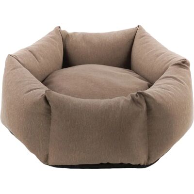 FLAMINGO hondenbed met rits Panama hexagonaal 50x18cm taupe FLAMINGO hondenbed met rits Panama hexagonaal 50x18cm taupe