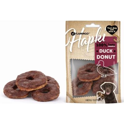 Flamingo Hapki - Duck Donut - honden lekkernij Flamingo Hapki - Duck Donut - honden lekkernij