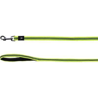 Guinzaglio in nylon Flamingo Cane - 20mm x 300cm - Giallo Fluorescente - Guinzaglio per cani Guinzaglio in nylon Flamingo Cane - 20mm x 300cm - Giallo Fluorescente - Guinzaglio per cani