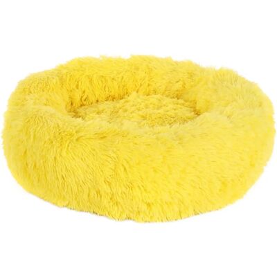 Flamingo Cama Para Perros Krems - Suave, Redonda, Amarillo Flamingo Cama Para Perros Krems - Suave, Redonda, Amarillo