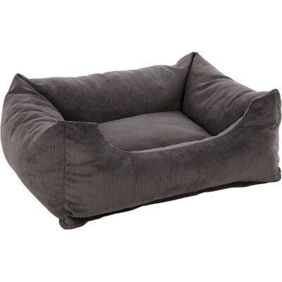 Letto per cani Flamingo Celeste - Rettangolare Grigio 80x57x22cm Letto per cani Flamingo Celeste - Rettangolare Grigio 80x57x22cm