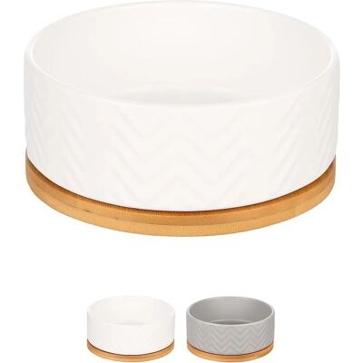 Flamingo Bianco runder 990 ml Keramik-Futter- und Trinknapf Flamingo Bianco runder 990 ml Keramik-Futter- und Trinknapf