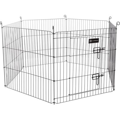 Zippo Zwart Dierenverblijf 120x60cm - Dierenverblijf Zippo Zwart Dierenverblijf 120x60cm - Dierenverblijf