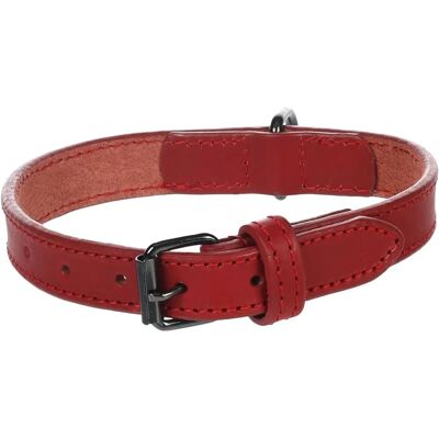 Collare per cani Flamingo Denver in pelle rossa Collare per cani Flamingo Denver in pelle rossa