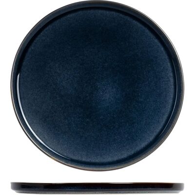 Cosy & Trendy Piatto piano Quintana - Piatti in porcellana rotondi 27,5cm Blu Cosy & Trendy Piatto piano Quintana - Piatti in porcellana rotondi 27,5cm Blu
