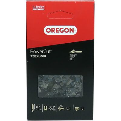 Oregon 75Exl060E Kettensägekette - 3/8", 1,6 mm, 60 Glieder Oregon 75Exl060E Kettensägekette - 3/8", 1,6 mm, 60 Glieder