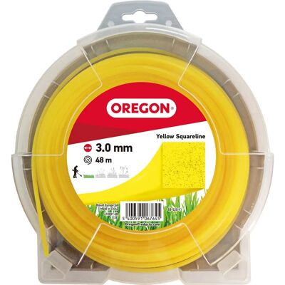 Oregon - Żółta kwadratowa nylonowa lina do kosy - 3,0 mm 48m Oregon - Żółta kwadratowa nylonowa lina do kosy - 3,0 mm 48m