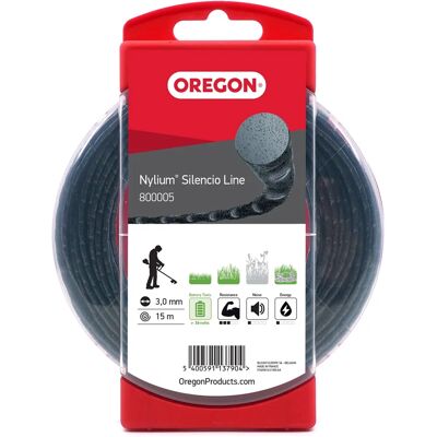 Filo per decespugliatore Oregon - Silencio, 3mm, 15m, Nero - Utensile da taglio Filo per decespugliatore Oregon - Silencio, 3mm, 15m, Nero - Utensile da taglio