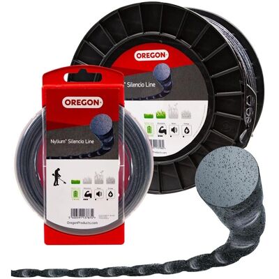 Oregon Nylium Silencio Rund Faden - Leise, Robust, für Akku- und Benzin-Trimmer Oregon Nylium Silencio Rund Faden - Leise, Robust, für Akku- und Benzin-Trimmer