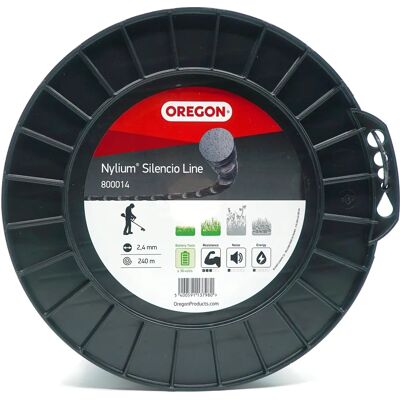 Cuerda para cortacésped Oregon - Silenciosa, duradera, 2.4mm/240m Cuerda para cortacésped Oregon - Silenciosa, duradera, 2.4mm/240m