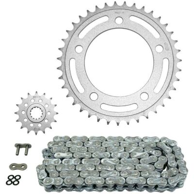 Kit catena Afam Honda 600 Cb F Hornet 1998+2006 525 15X42 Argento Kit catena Afam Honda 600 Cb F Hornet 1998+2006 525 15X42 Argento