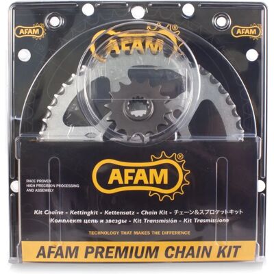 AFAM Stahlketten-Set - Ducati Monster 695 2006-2008 - Kette, Zahnräder, OEM AFAM Stahlketten-Set - Ducati Monster 695 2006-2008 - Kette, Zahnräder, OEM