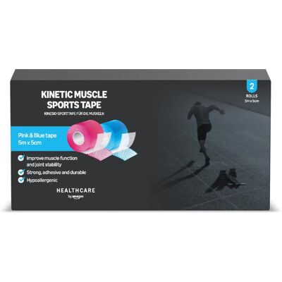 Amazon Kinetic Muskel-Sportband - 5m x 5cm Packung mit 2 - Sportband Amazon Kinetic Muskel-Sportband - 5m x 5cm Packung mit 2 - Sportband