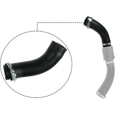 Gates intercooler slange til Ford Transit - sort, 47,5/45mm, 243mm - Intercooler slange Gates intercooler slange til Ford Transit - sort, 47,5/45mm, 243mm - Intercooler slange