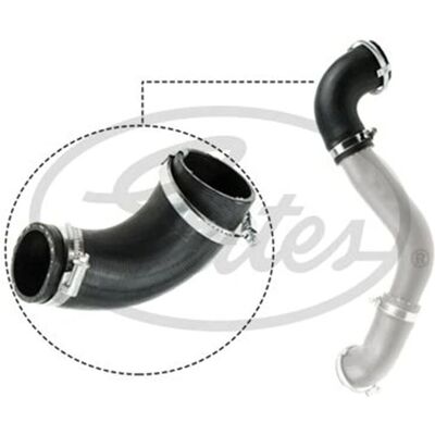 Gates Turbo-Luftkylarslang - Ford C-Max Focus Kuga - Svart Gates Turbo-Luftkylarslang - Ford C-Max Focus Kuga - Svart