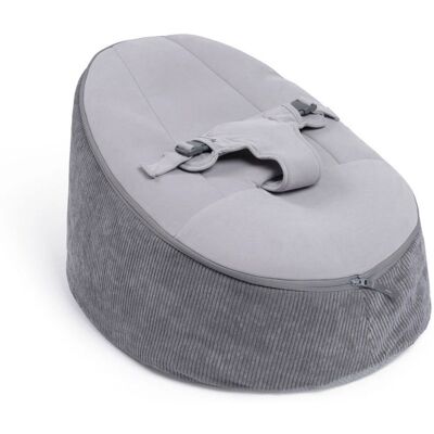 Sedia per bambini Doomoo Grigia - Sacco con microsfere Sedia per bambini Doomoo Grigia - Sacco con microsfere