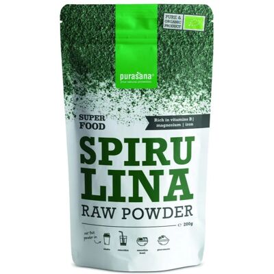 Poudre de Spirulina Purasana - Supplément Végétalien Bio Nutritif Poudre de Spirulina Purasana - Supplément Végétalien Bio Nutritif