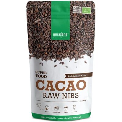 Purasana Noix de cacao crues bio - Cacao Purasana Noix de cacao crues bio - Cacao