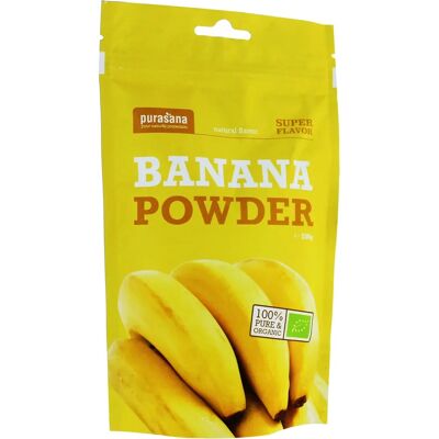 Purasana Polvo de Plátano - Orgánico, 250g, Vegano - Tipo de Producto Purasana Polvo de Plátano - Orgánico, 250g, Vegano - Tipo de Producto