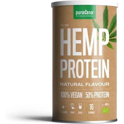 Proteína de cáñamo natural de Purasana - Polvo vegano a base de plantas Proteína de cáñamo natural de Purasana - Polvo vegano a base de plantas