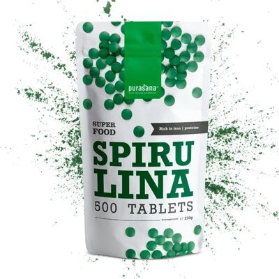 Purasana Spirulina Biologica Vegana 500 Capsule - Integratore Purasana Spirulina Biologica Vegana 500 Capsule - Integratore