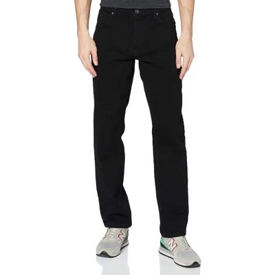 Jeans Regular Authentiques Wrangler - rinçage noir - Publicité Jeans Regular Authentiques Wrangler - rinçage noir - Publicité