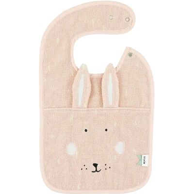 Śliniak z organicznej bawełny Trixie Baby - Mrs. Rabbit - 42x26.5cm Śliniak z organicznej bawełny Trixie Baby - Mrs. Rabbit - 42x26.5cm