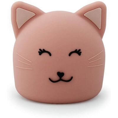 Lampada notturna TRIXIE Mrs. Cat - Rosa in silicone - Luce notturna Lampada notturna TRIXIE Mrs. Cat - Rosa in silicone - Luce notturna