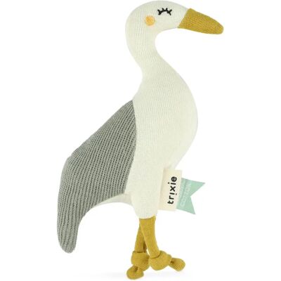 Trixie Heron Multi-kleuren Knijprammelaar - Baby Rammelaar Trixie Heron Multi-kleuren Knijprammelaar - Baby Rammelaar