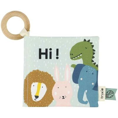 Livre bébé en tissu Animaux Trixie - Dès 6 mois Livre bébé en tissu Animaux Trixie - Dès 6 mois