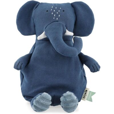 Trixie Baby Mrs. Elephant - Doudou en coton bio - Publicité Trixie Baby Mrs. Elephant - Doudou en coton bio - Publicité