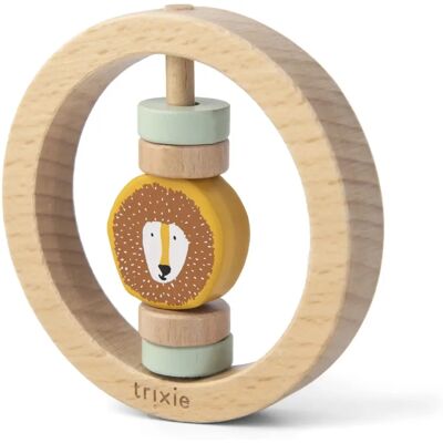 Trixie Houten Rammelaar Rond Geel - Rattle Trixie Houten Rammelaar Rond Geel - Rattle