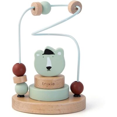 Trixie Baby Labyrinthe en Bois - Mr. Polar Bear - Motricité Fine Trixie Baby Labyrinthe en Bois - Mr. Polar Bear - Motricité Fine