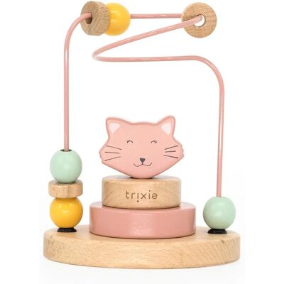 Trixie Houten Kralendoolhof Mrs. Cat - Educatief Speelgoed Trixie Houten Kralendoolhof Mrs. Cat - Educatief Speelgoed
