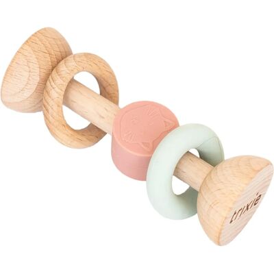 Trixie Baby Rattle - Wooden & Silicone Cat - Baby Toy Trixie Baby Rattle - Wooden & Silicone Cat - Baby Toy