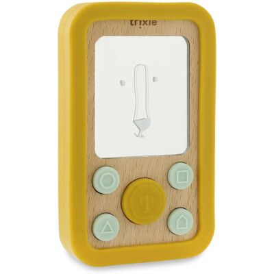 Trixie Baby Toy Phone - Wooden & Silicone Mr. Lion Trixie Baby Toy Phone - Wooden & Silicone Mr. Lion