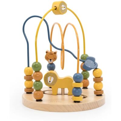 Trixie Houten Dieren Motoriekspiraal - Motorikspiraal, Multi kleuren Trixie Houten Dieren Motoriekspiraal - Motorikspiraal, Multi kleuren