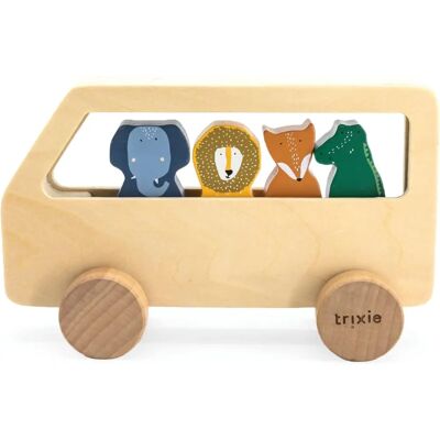 Trixie Holzbus für Tiere - 5 Stück Mehrfarben Trixie Holzbus für Tiere - 5 Stück Mehrfarben