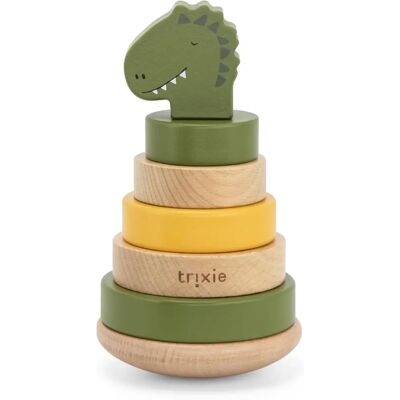 Trixie FSC Wooden Stacking Animal Toy - Green Trixie FSC Wooden Stacking Animal Toy - Green