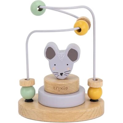 Trixie Mrs. Mouse Labyrinthe en Bois et Perles - Jouet Bébé - Publicité Trixie Mrs. Mouse Labyrinthe en Bois et Perles - Jouet Bébé - Publicité