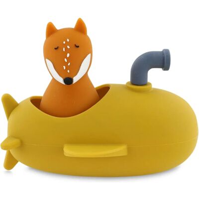 Jouet de bain en silicone orange Trixie - Sous-marin - Publicité Jouet de bain en silicone orange Trixie - Sous-marin - Publicité
