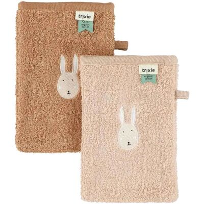 TRIXIE - Aura Rabbit - Beige/Marron - Coton - Serviette bébé TRIXIE - Aura Rabbit - Beige/Marron - Coton - Serviette bébé