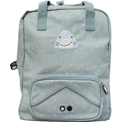 Trixie Baby - Zaino Grande - Squalo Mr. - Supporto A4 Trixie Baby - Zaino Grande - Squalo Mr. - Supporto A4