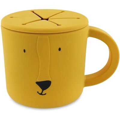 Trixie - Tasse à Gouter en Silicone Mr. Lion - 11x8x8 cm - Snack Beaker - Publicité Trixie - Tasse à Gouter en Silicone Mr. Lion - 11x8x8 cm - Snack Beaker - Publicité