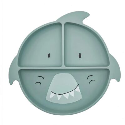 Assiette enfant Trixie Mr. Shark - Silicone alimentaire, Facile à fixer - Publicité Assiette enfant Trixie Mr. Shark - Silicone alimentaire, Facile à fixer - Publicité