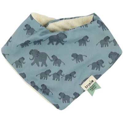 TRIXIE Babadores Orgânicos para Bebês - Pack de 3 Elefante TRIXIE Babadores Orgânicos para Bebês - Pack de 3 Elefante